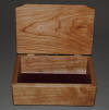 Wood jewelry box made in Wisconsin