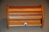 Wood roll-top jewelry box made in Wisconsin